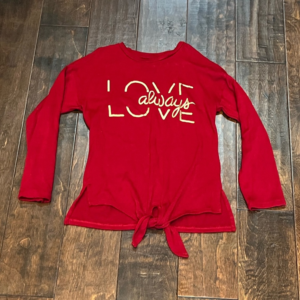 Red Love Always Kids Shirt